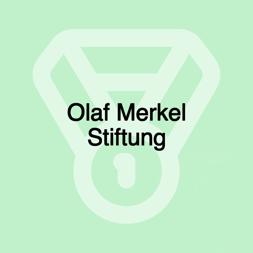 Olaf Merkel Stiftung