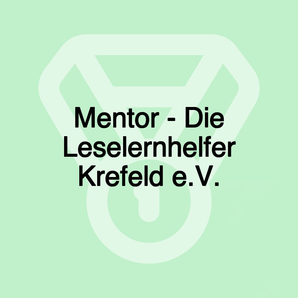 Mentor - Die Leselernhelfer Krefeld e.V.