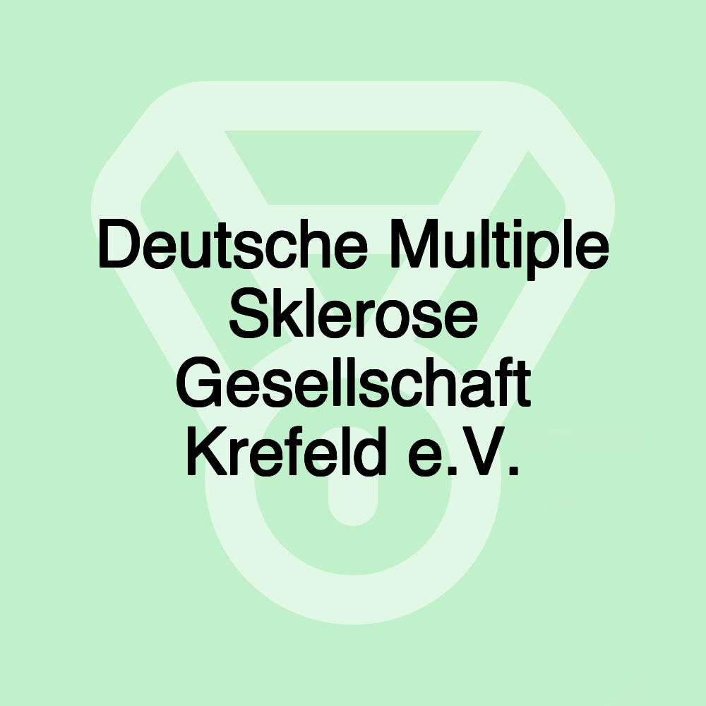 Deutsche Multiple Sklerose Gesellschaft Krefeld e.V.