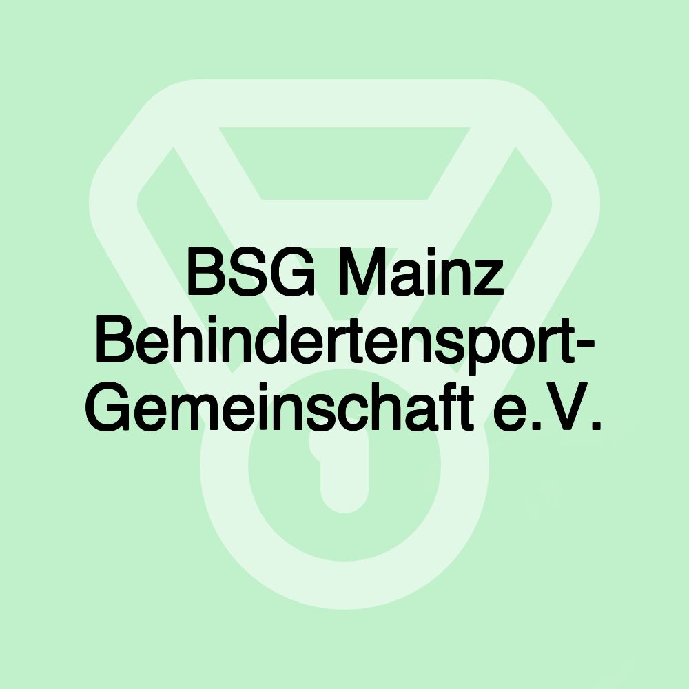 BSG Mainz Behindertensport- Gemeinschaft e.V.