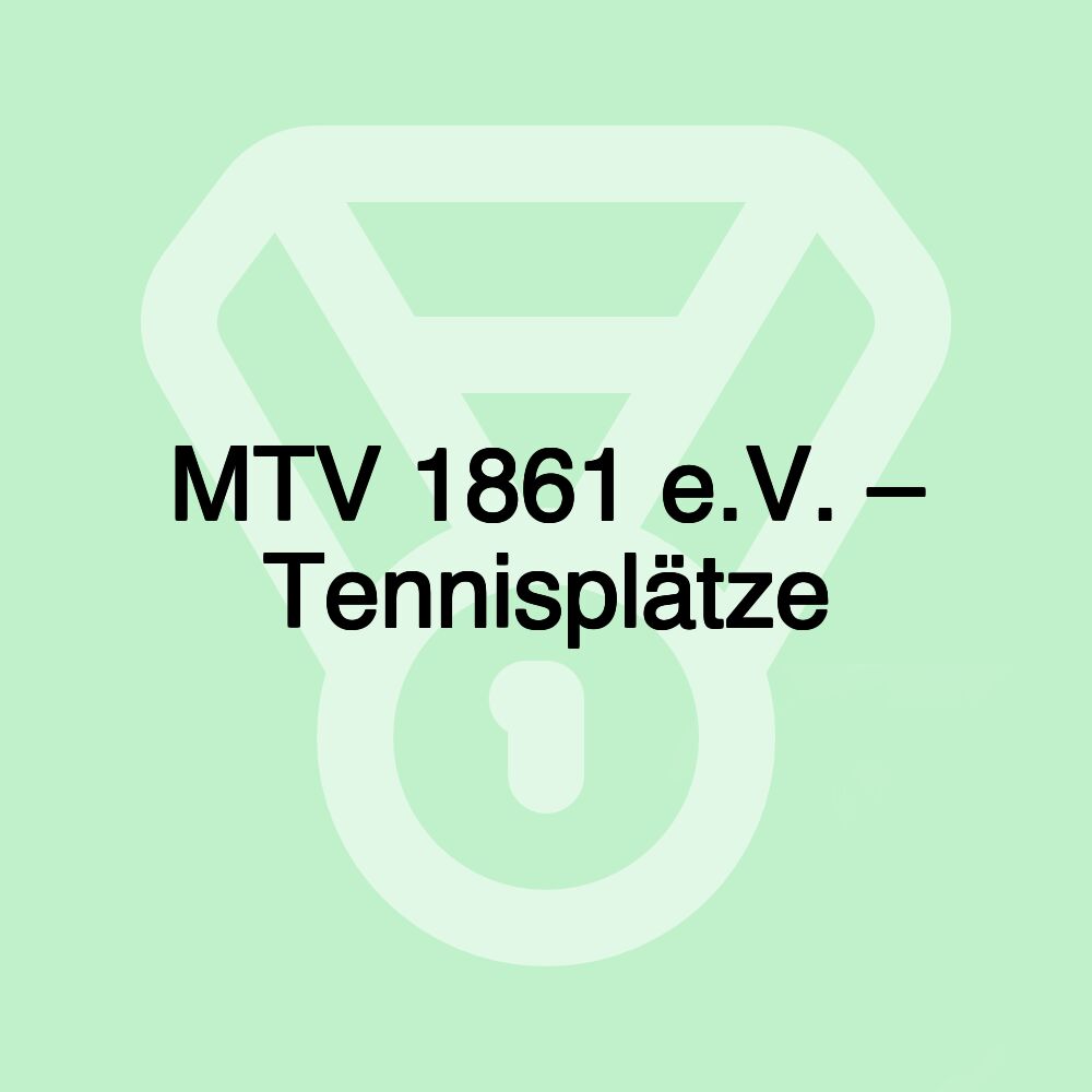 MTV 1861 e.V. – Tennisplätze