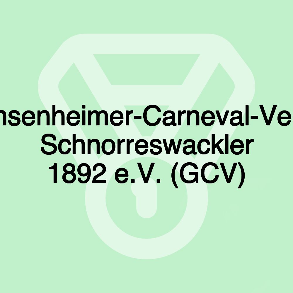 Gonsenheimer-Carneval-Verein Schnorreswackler 1892 e.V. (GCV)