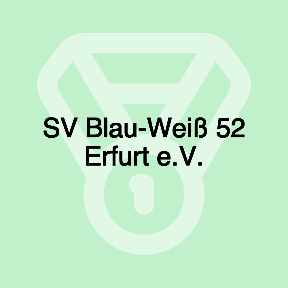 SV Blau-Weiß 52 Erfurt e.V.