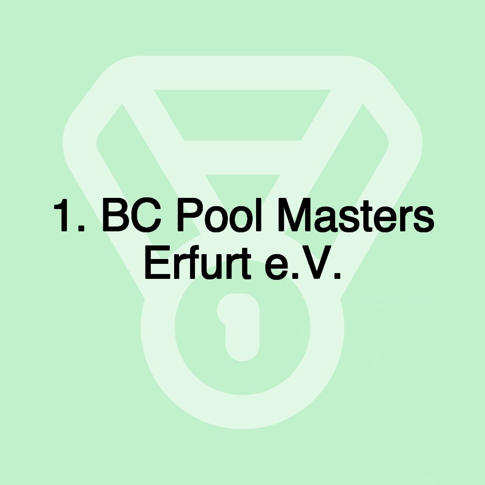 1. BC Pool Masters Erfurt e.V.