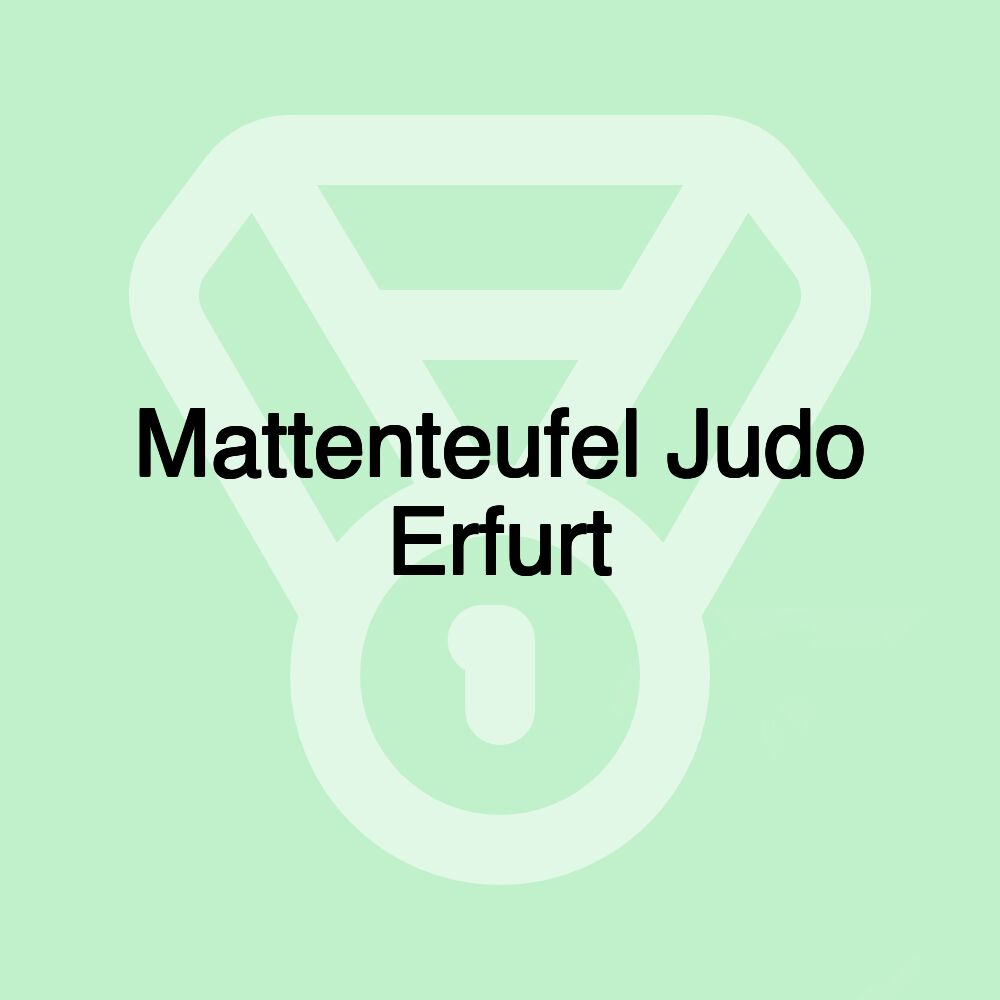 Mattenteufel Judo Erfurt