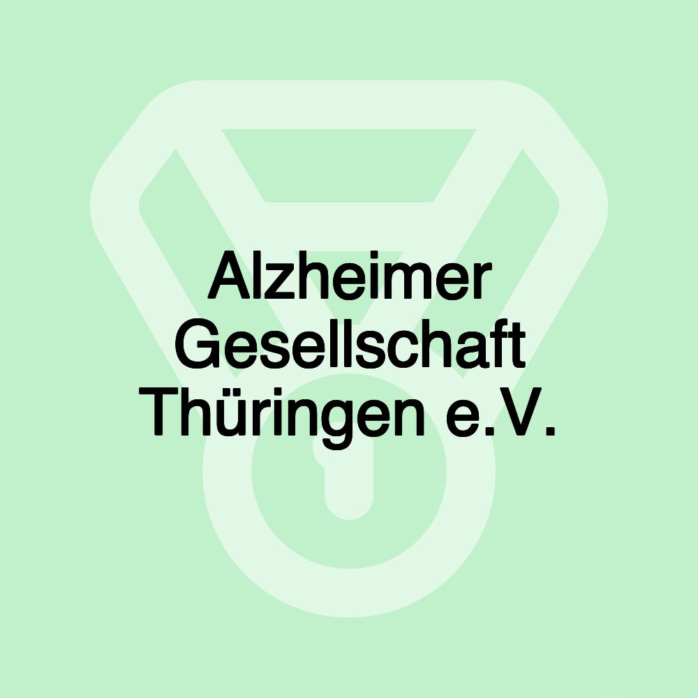 Alzheimer Gesellschaft Thüringen e.V.