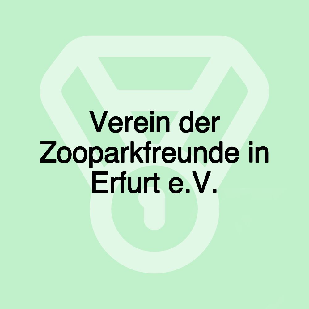 Verein der Zooparkfreunde in Erfurt e.V.