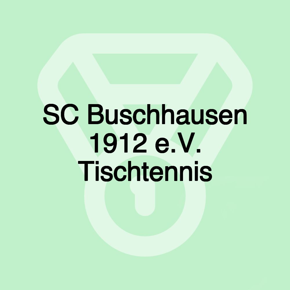 SC Buschhausen 1912 e.V. Tischtennis