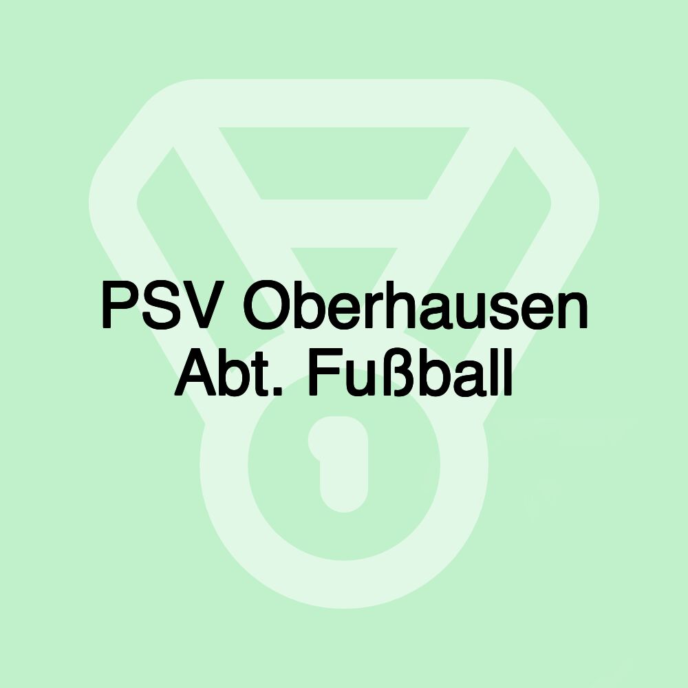 PSV Oberhausen Abt. Fußball