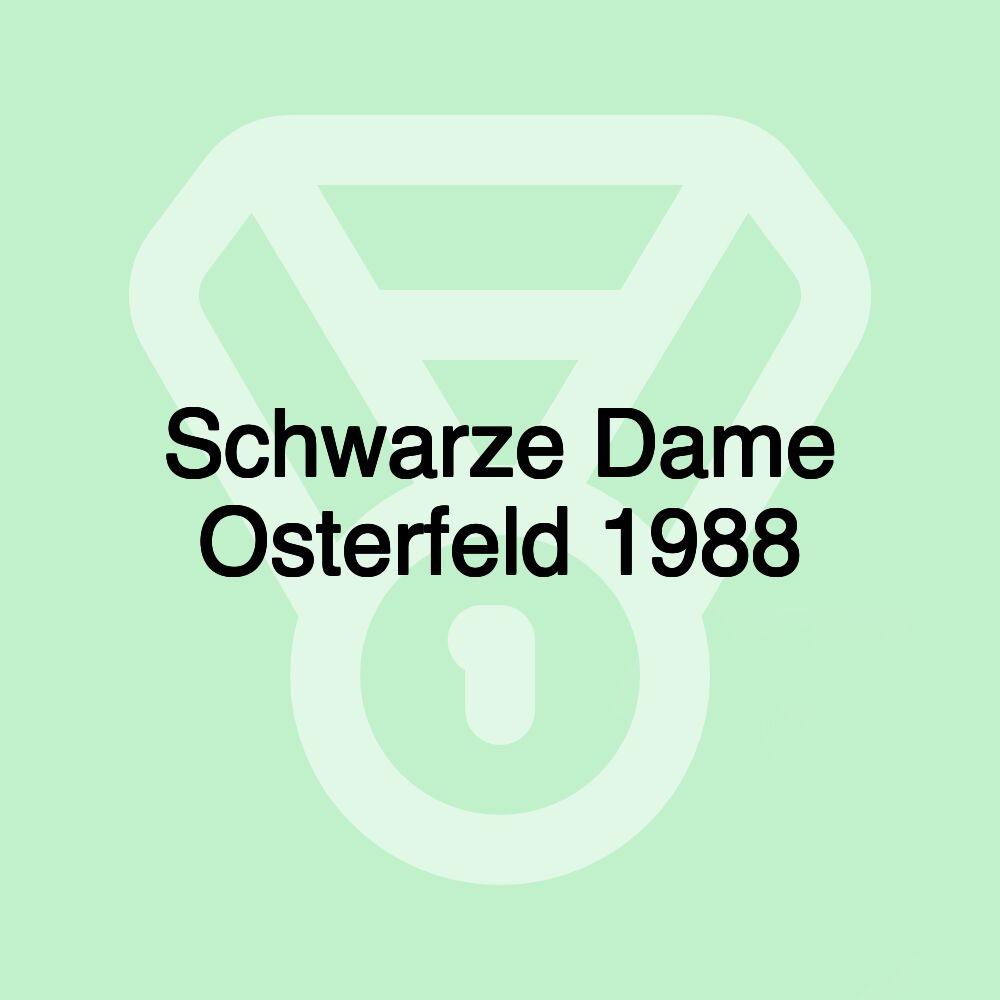 Schwarze Dame Osterfeld 1988