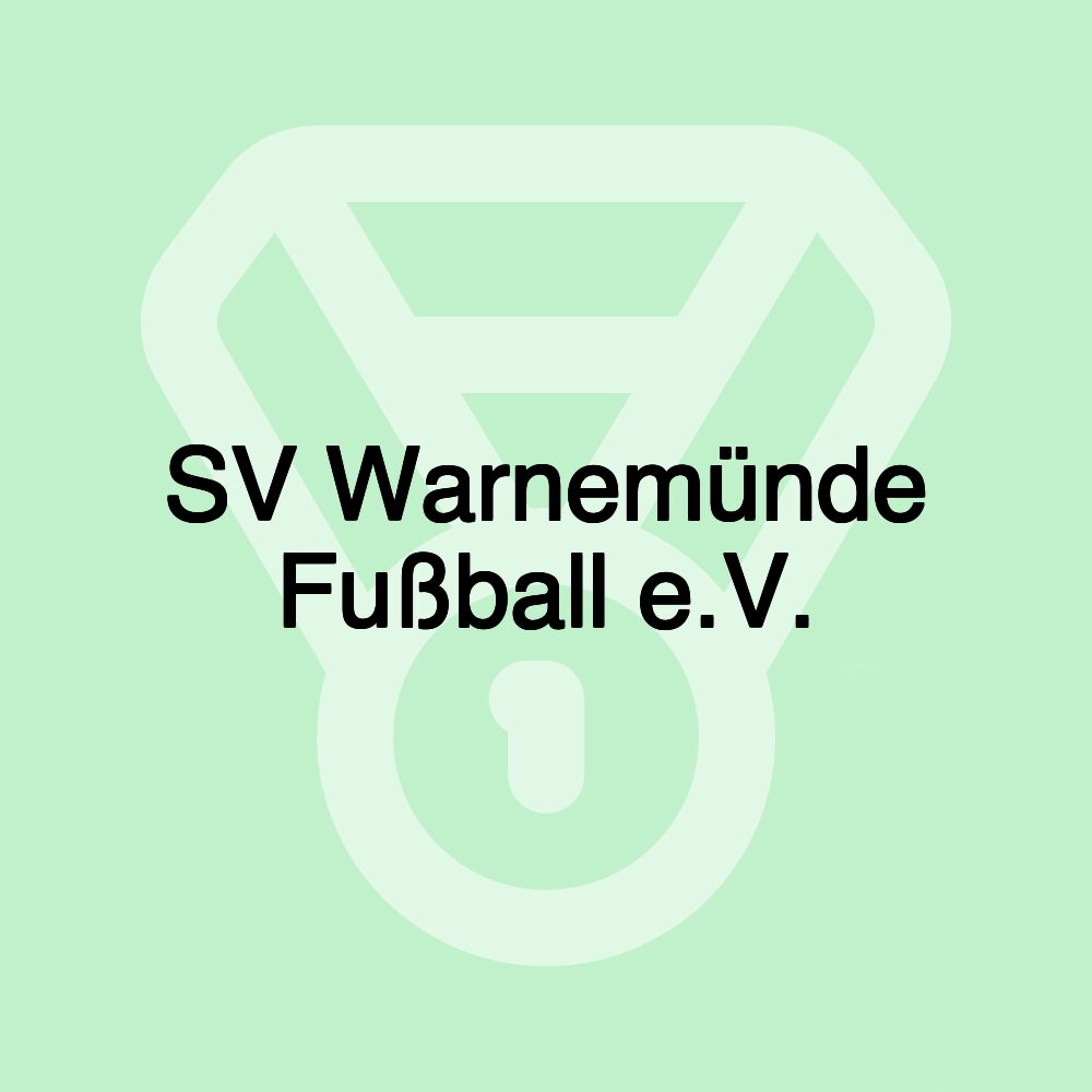 SV Warnemünde Fußball e.V.