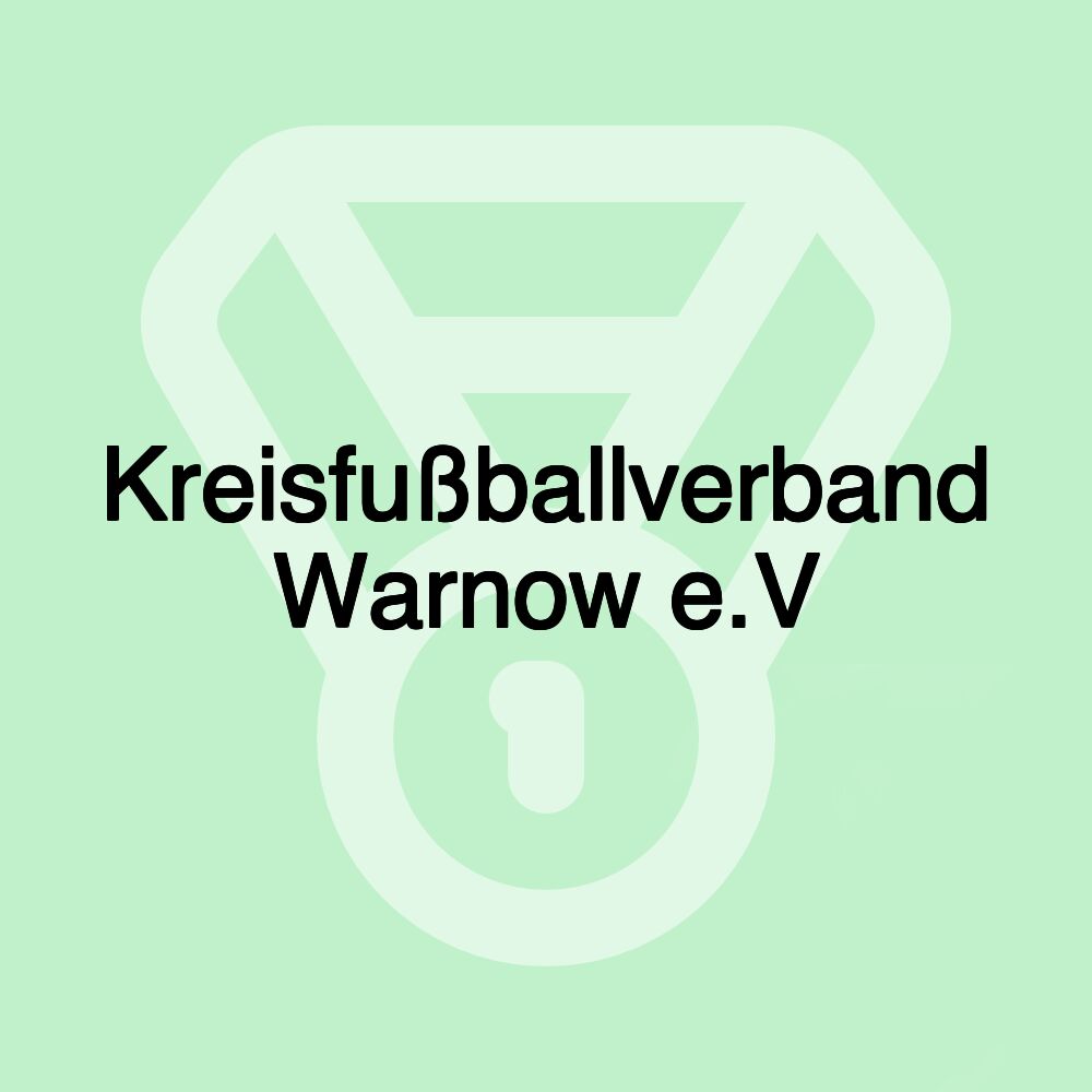 Kreisfußballverband Warnow e.V