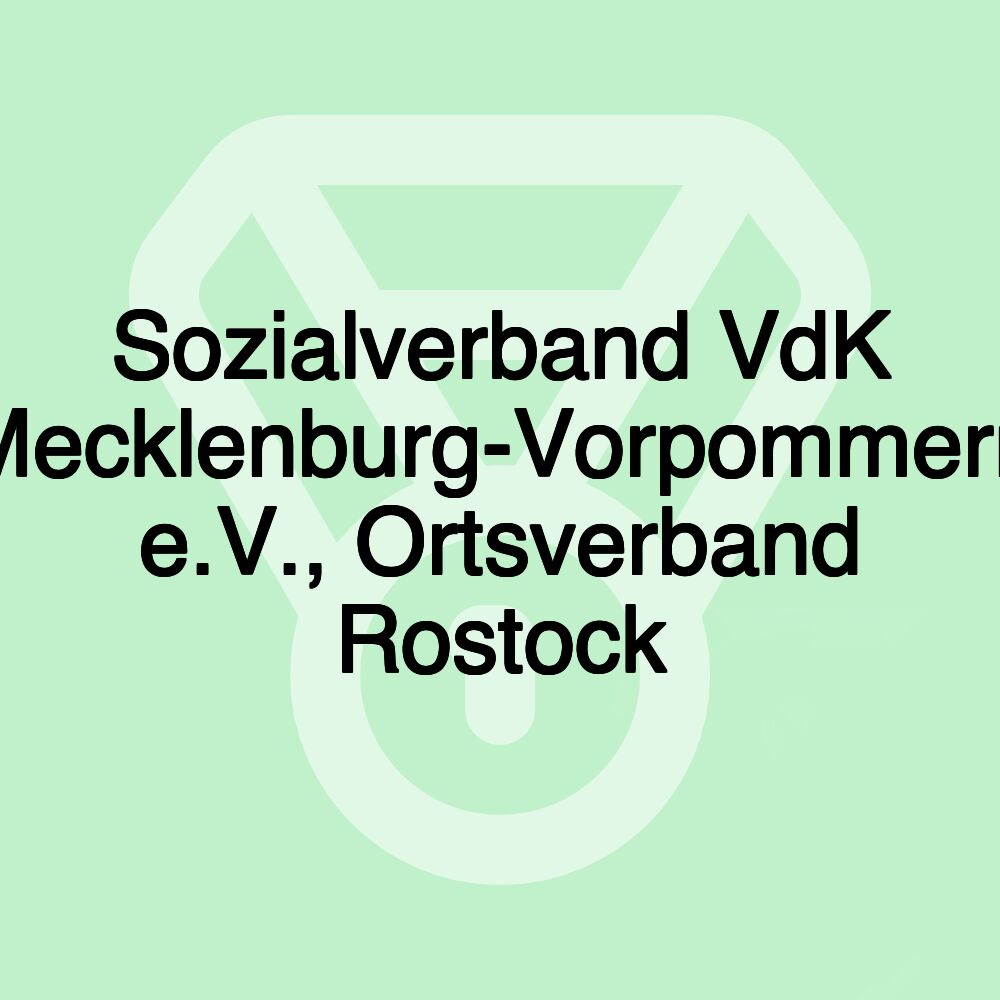 Sozialverband VdK Mecklenburg-Vorpommern e.V., Ortsverband Rostock