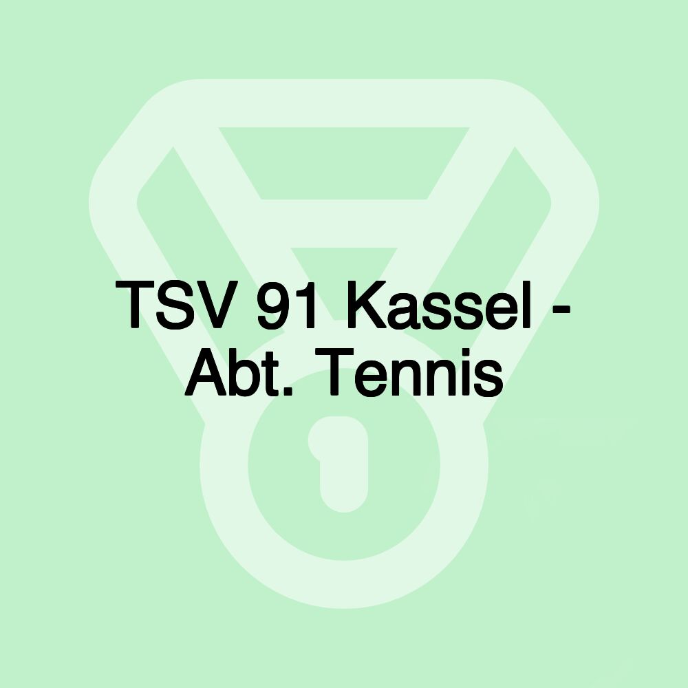 TSV 91 Kassel - Abt. Tennis