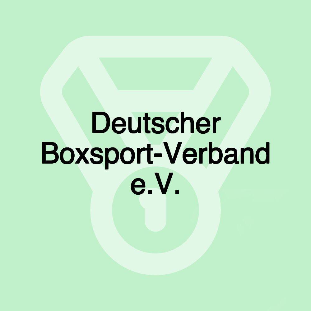 Deutscher Boxsport-Verband e.V.