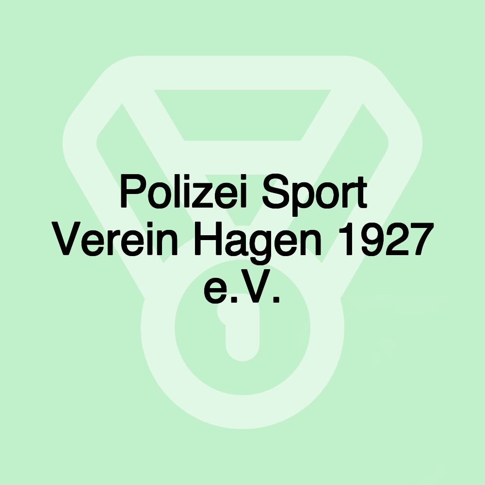 Polizei Sport Verein Hagen 1927 e.V.