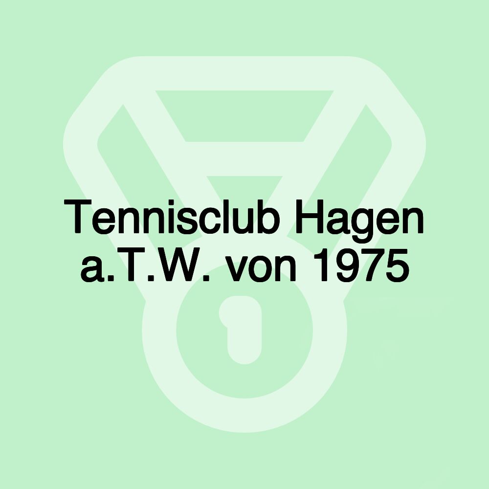 Tennisclub Hagen a.T.W. von 1975