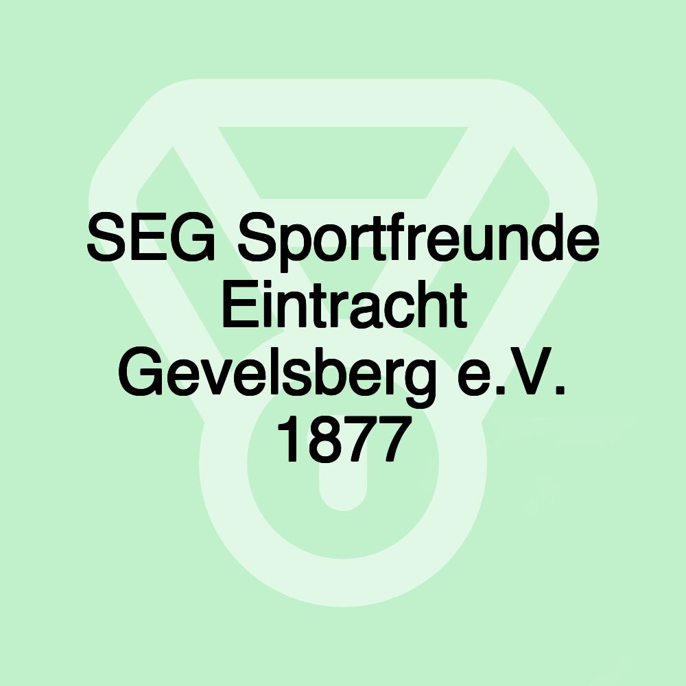 SEG Sportfreunde Eintracht Gevelsberg e.V. 1877