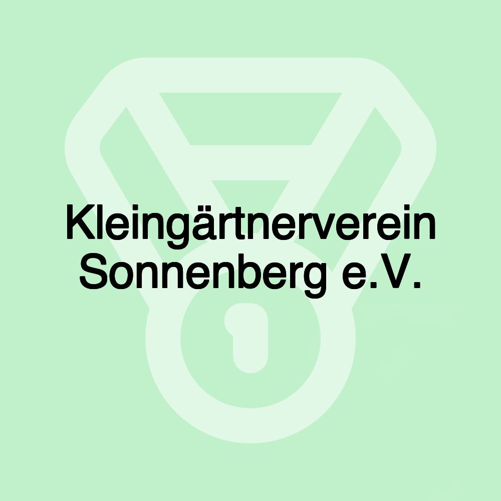 Kleingärtnerverein Sonnenberg e.V.