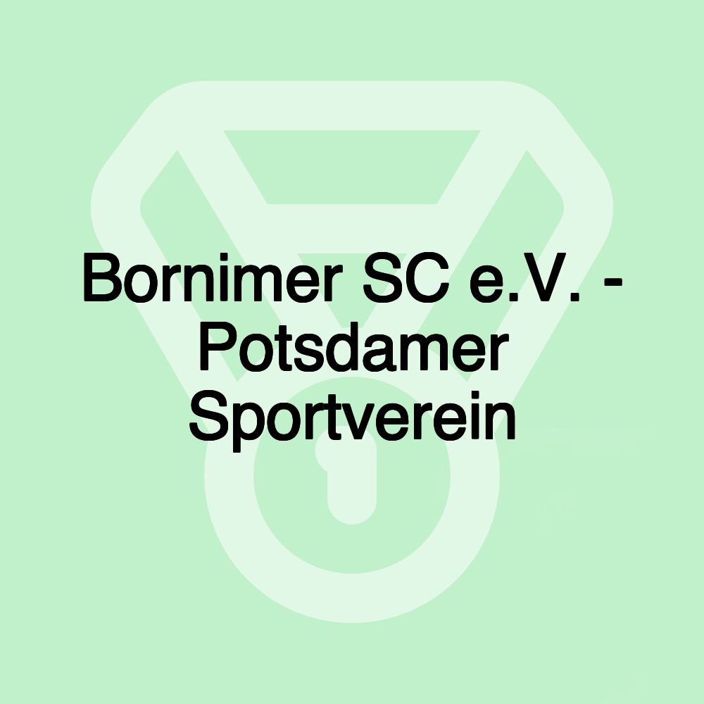 Bornimer SC e.V. - Potsdamer Sportverein