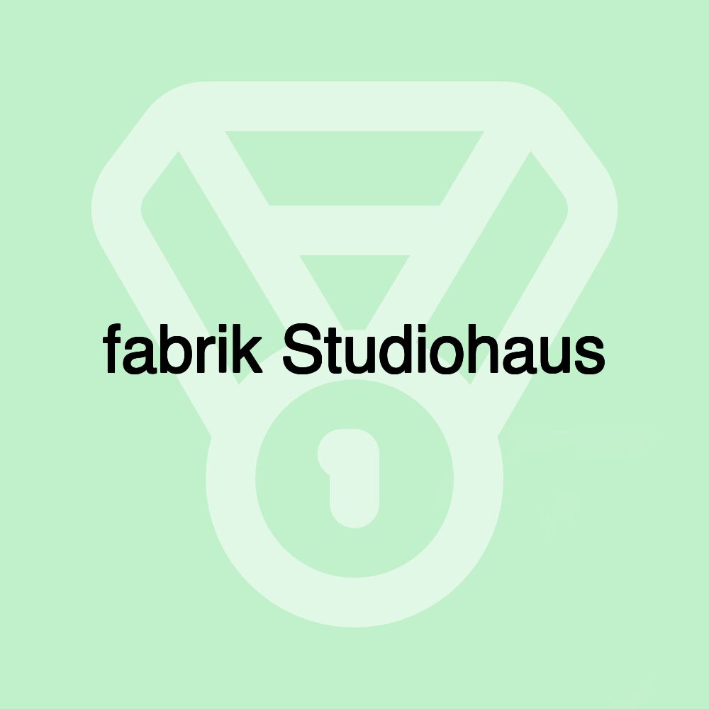 fabrik Studiohaus