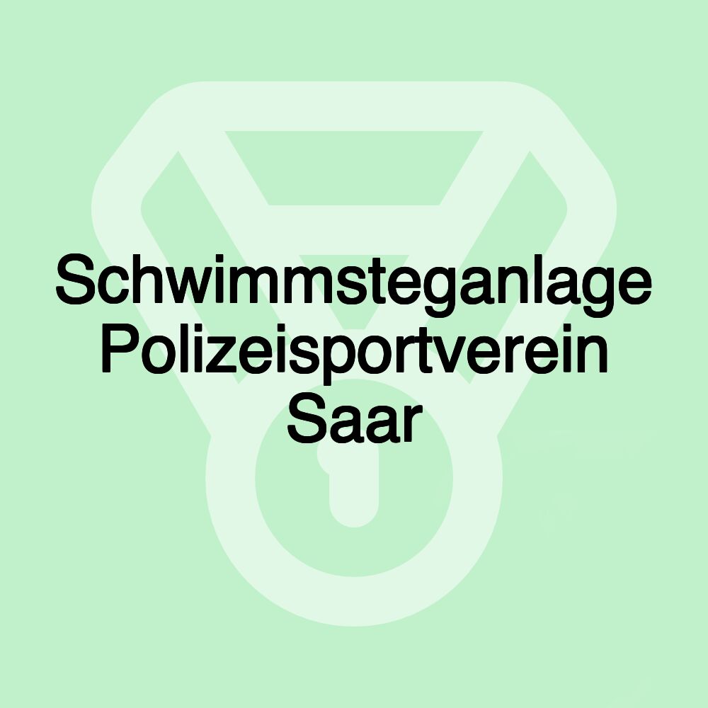 Schwimmsteganlage Polizeisportverein Saar