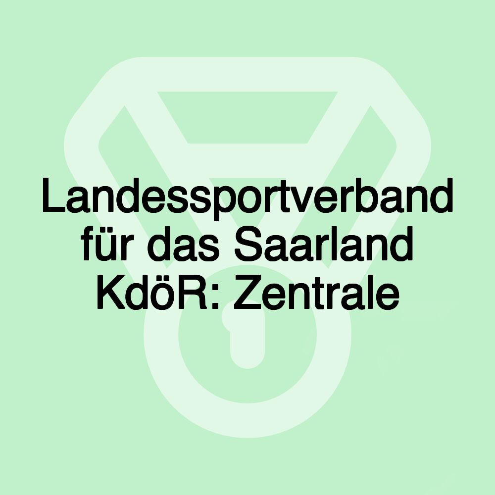 Landessportverband für das Saarland KdöR: Zentrale