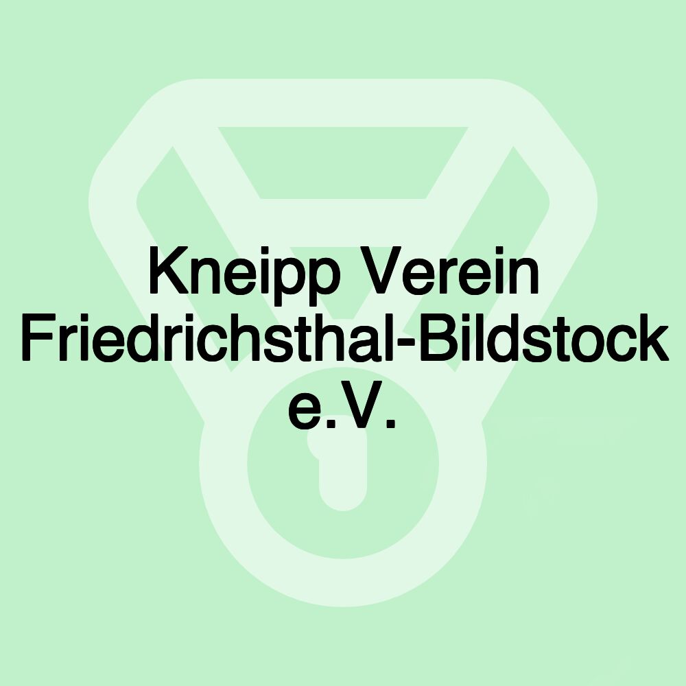 Kneipp Verein Friedrichsthal-Bildstock e.V.