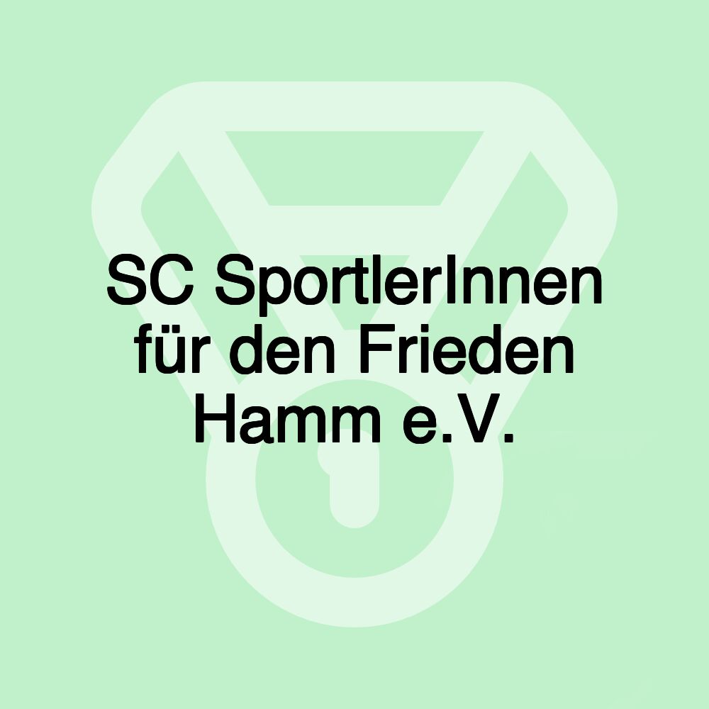 SC SportlerInnen für den Frieden Hamm e.V.