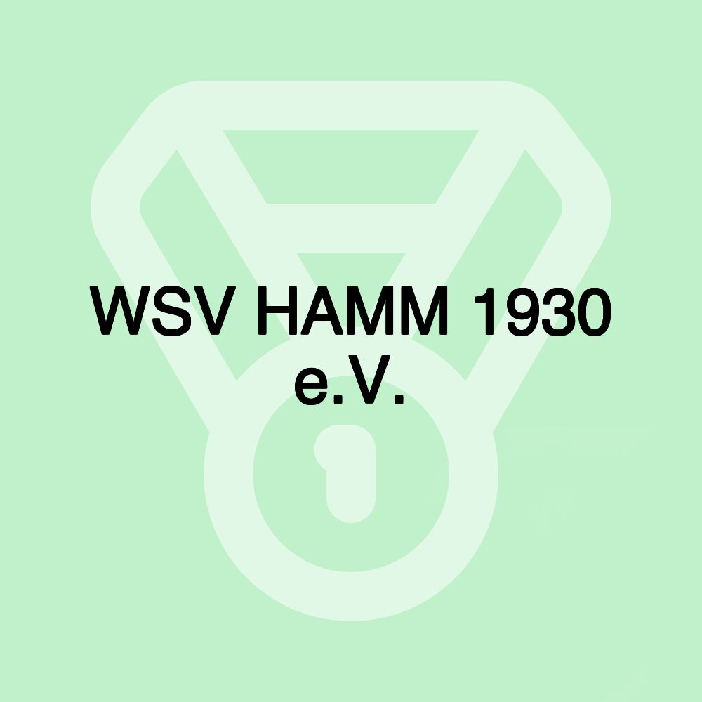 WSV HAMM 1930 e.V.