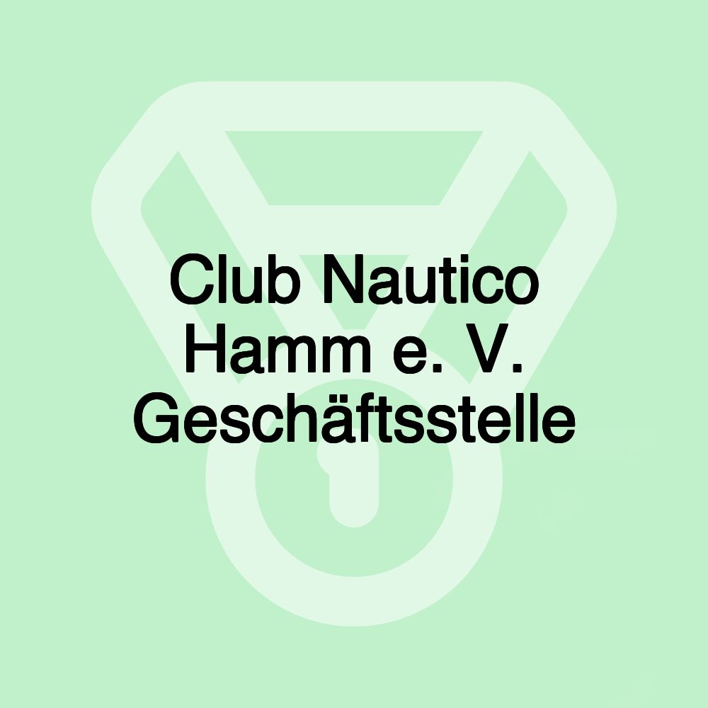 Club Nautico Hamm e. V. Geschäftsstelle