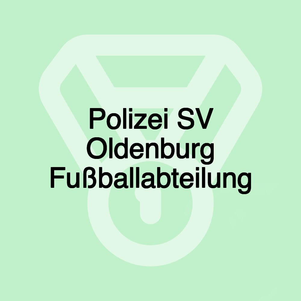 Polizei SV Oldenburg Fußballabteilung