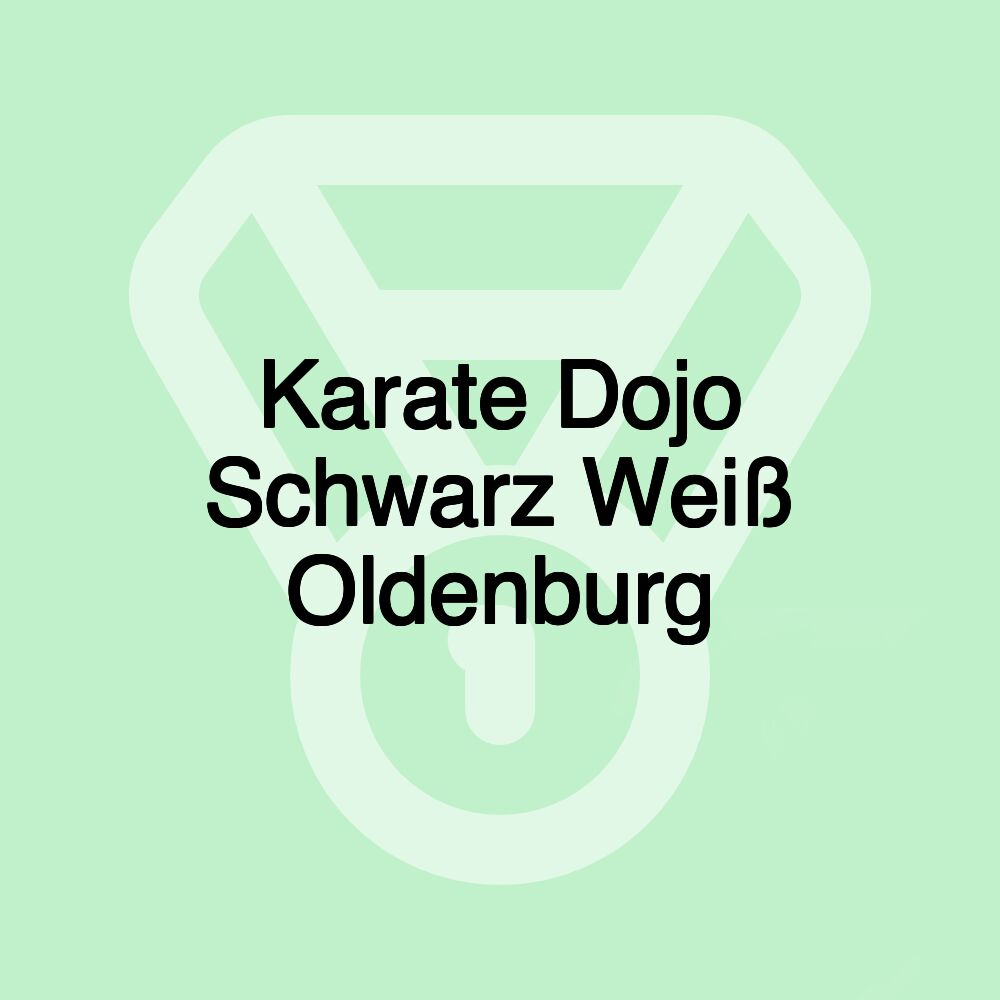 Karate Dojo Schwarz Weiß Oldenburg