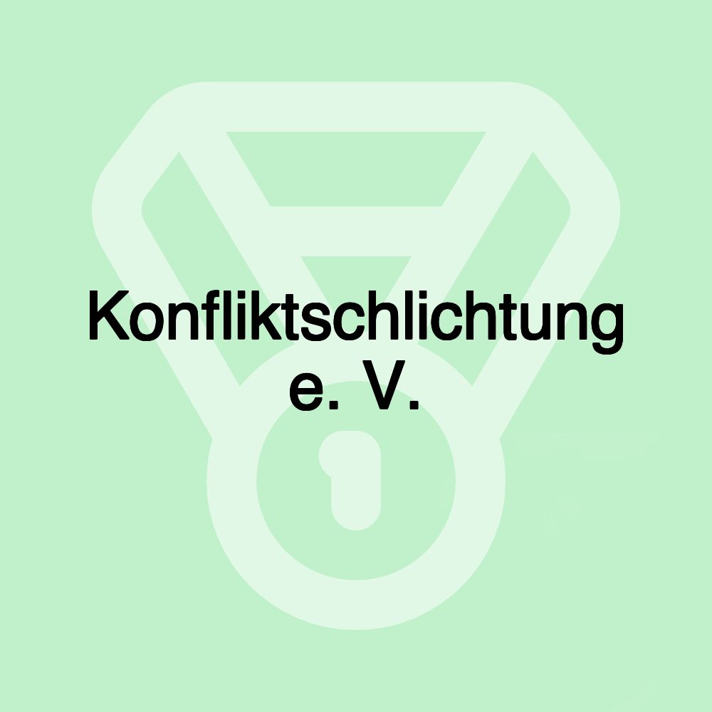 Konfliktschlichtung e. V.