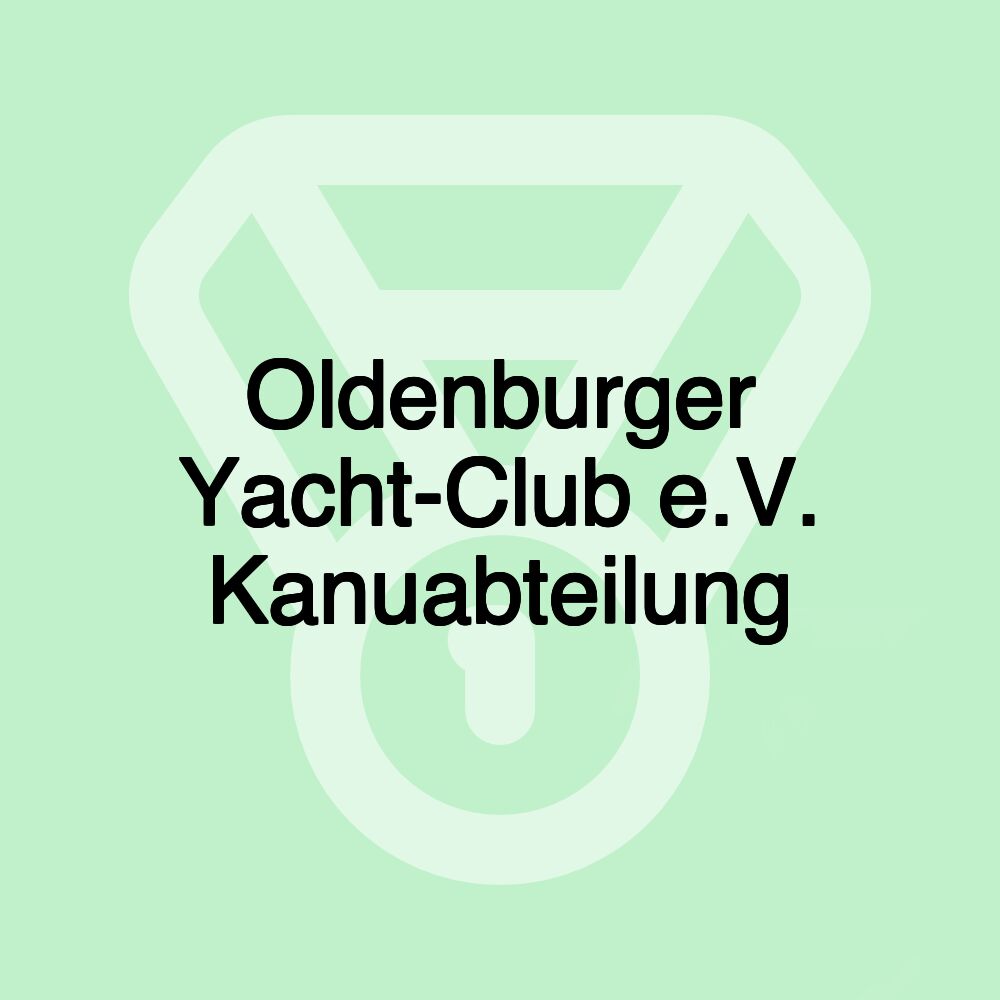 Oldenburger Yacht-Club e.V. Kanuabteilung