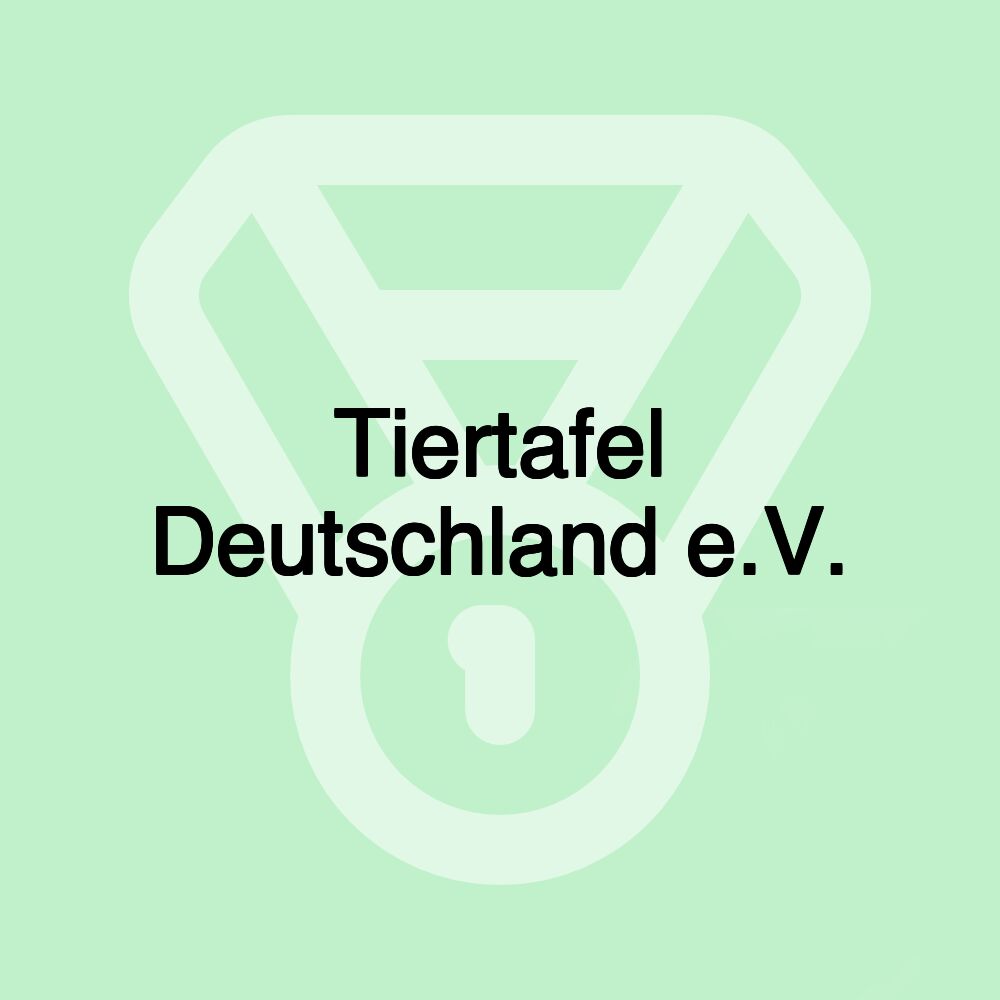 Tiertafel Deutschland e.V.