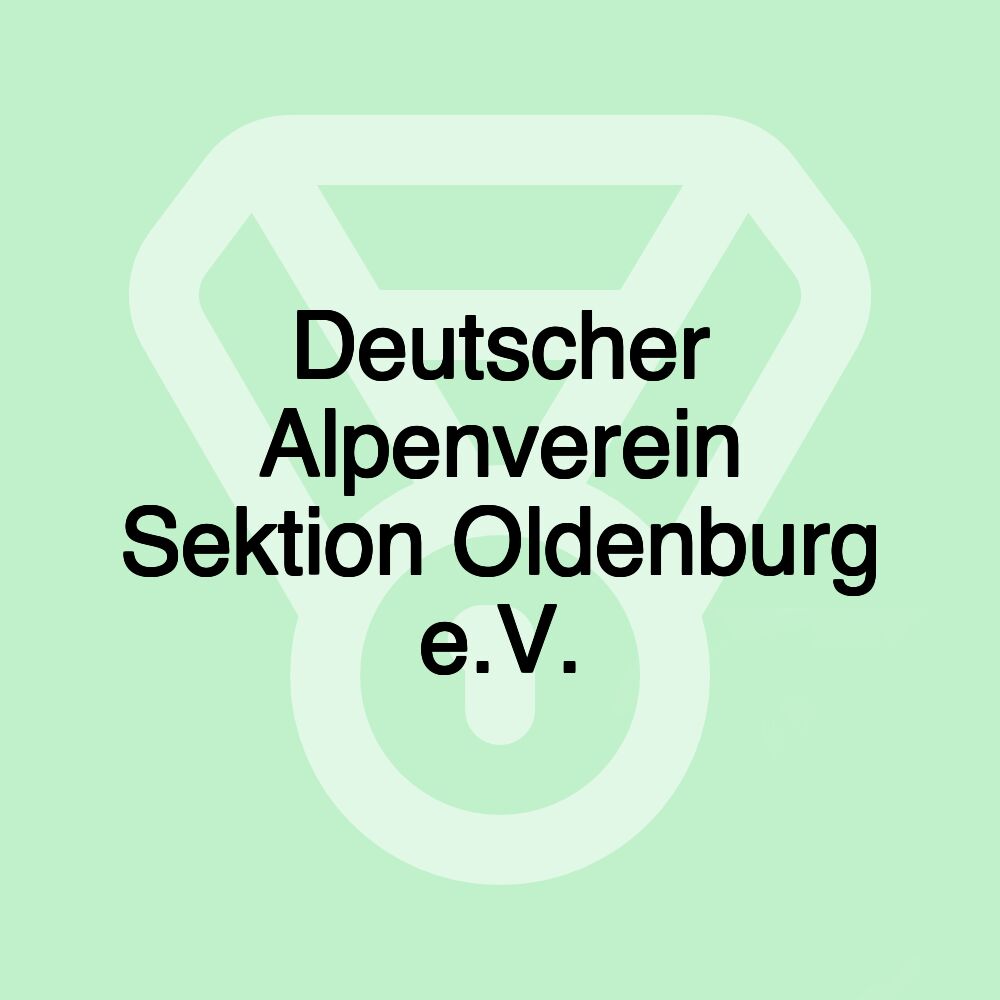 Deutscher Alpenverein Sektion Oldenburg e.V.