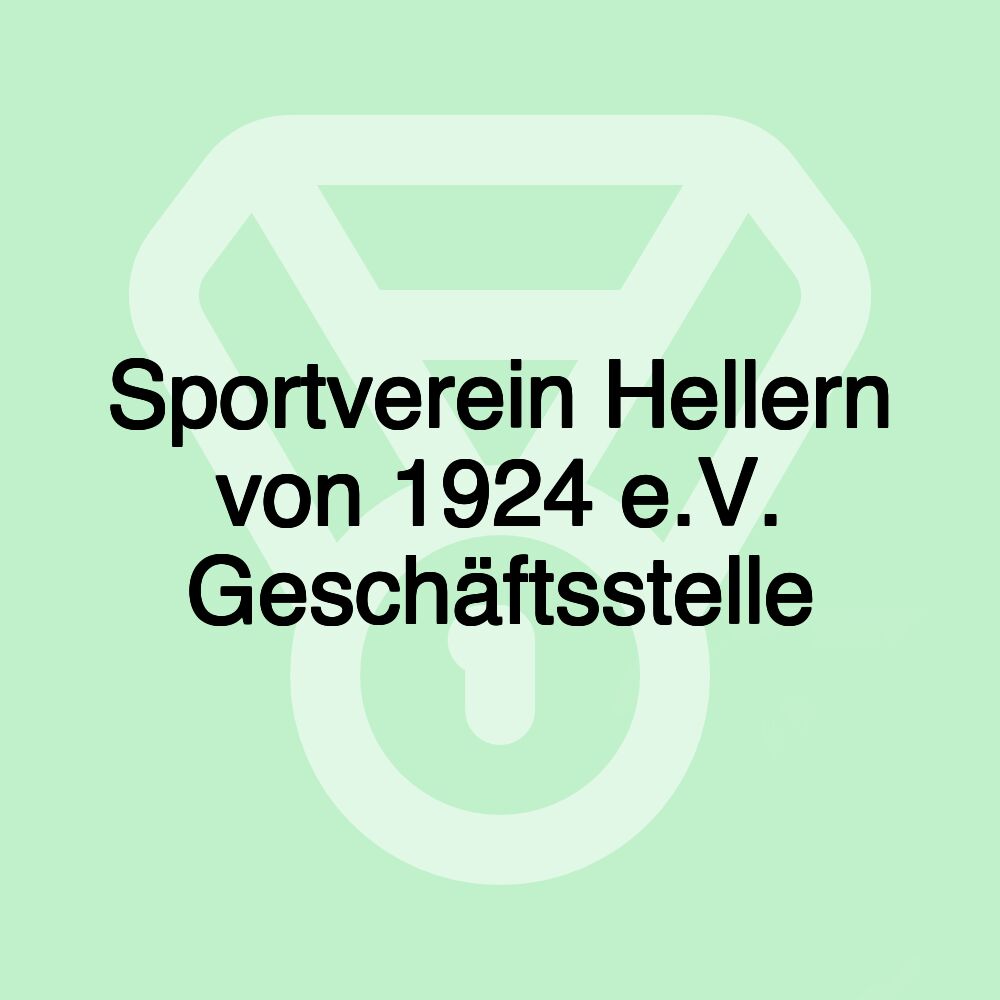 Sportverein Hellern von 1924 e.V. Geschäftsstelle