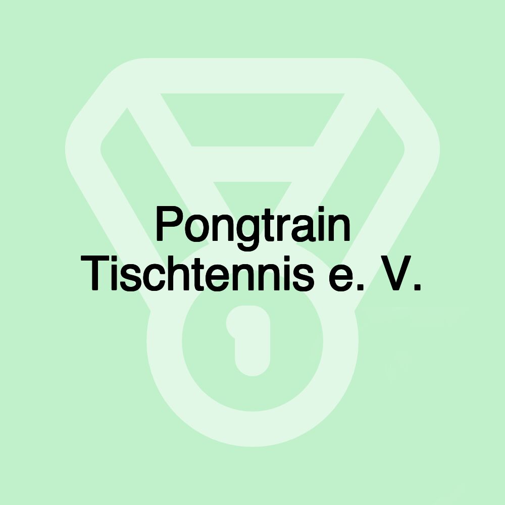 Pongtrain Tischtennis e. V.