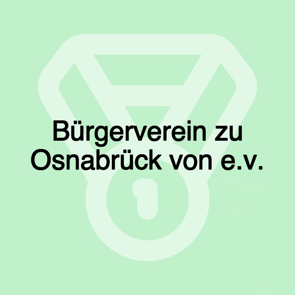 Bürgerverein zu Osnabrück von e.v.