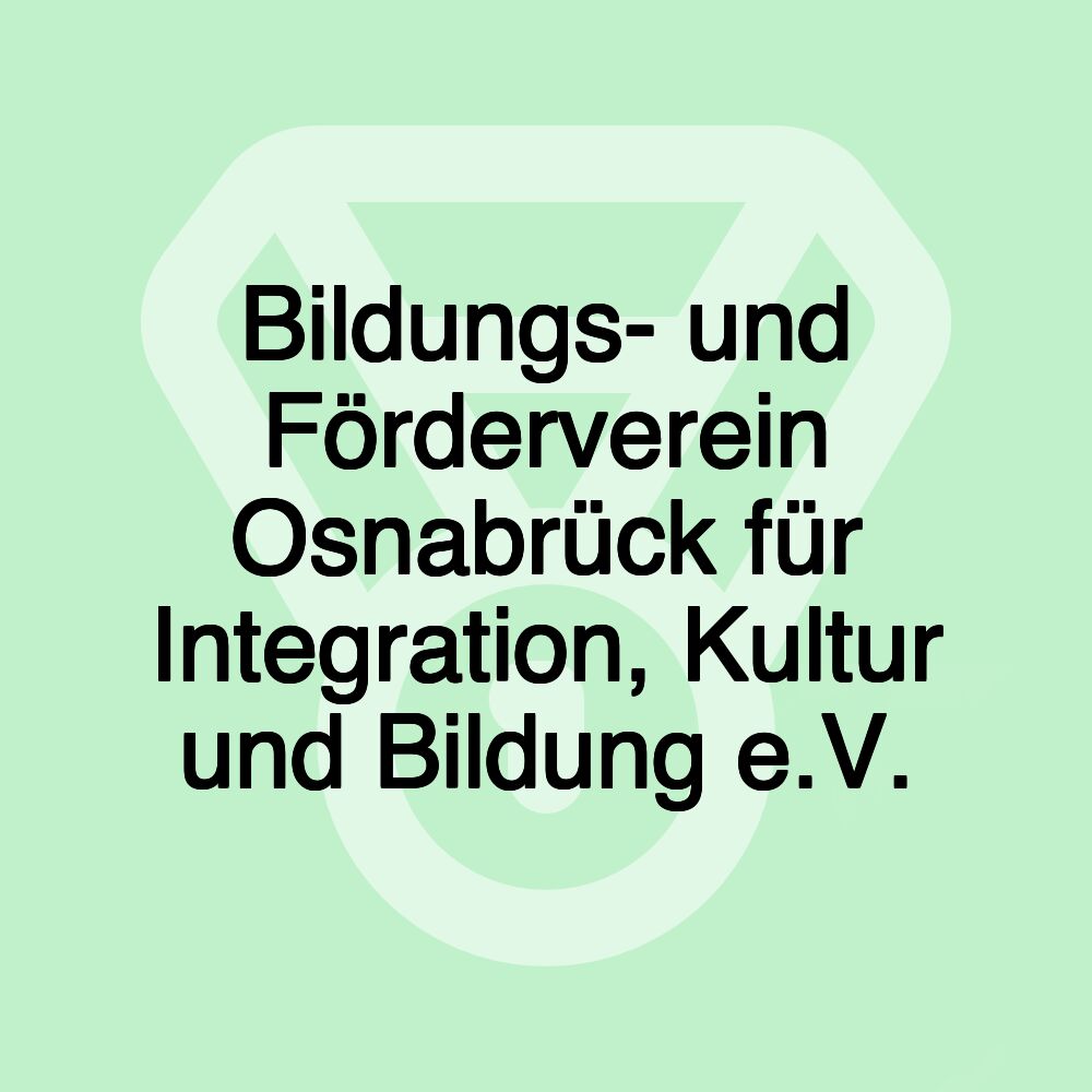 Bildungs- und Förderverein Osnabrück für Integration, Kultur und Bildung e.V.