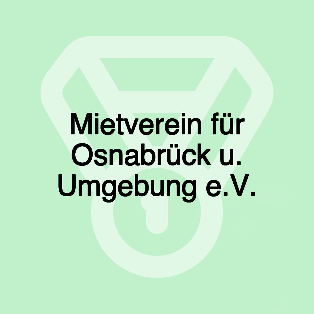 Mietverein für Osnabrück u. Umgebung e.V.