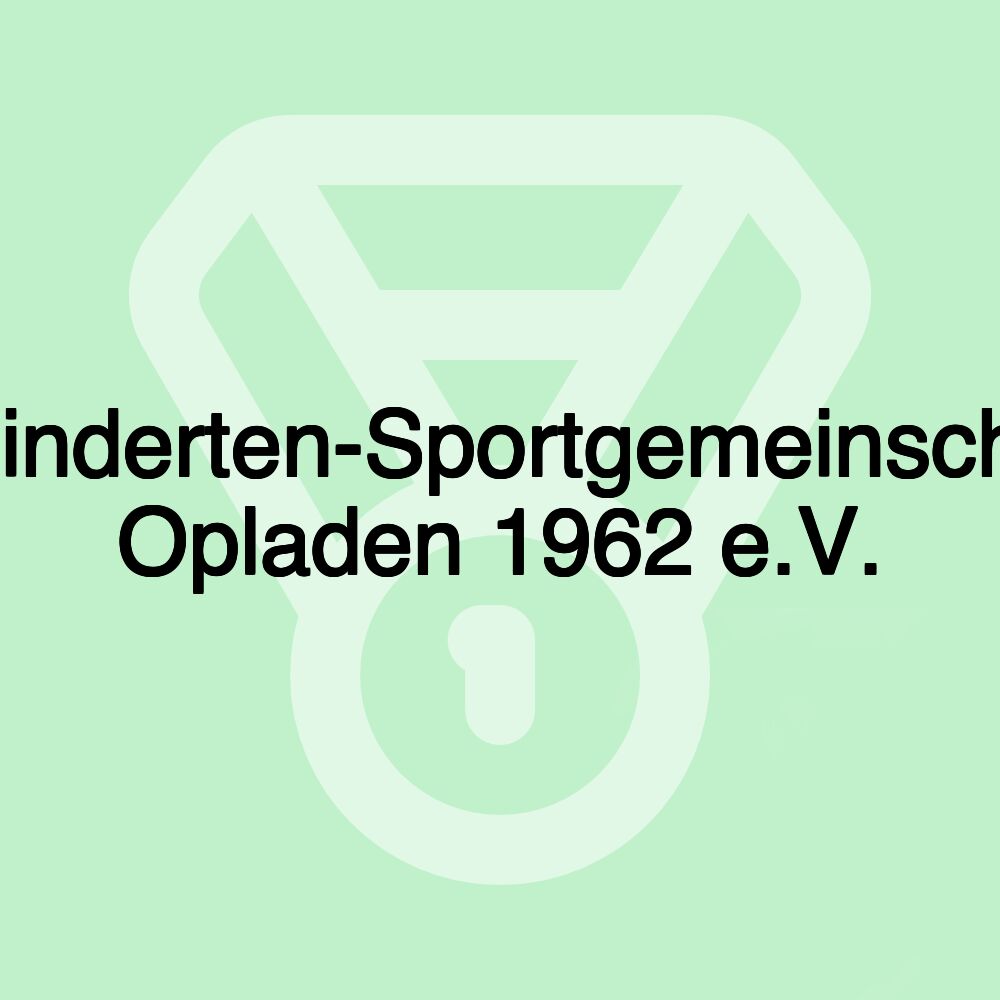 Behinderten-Sportgemeinschaft- Opladen 1962 e.V.