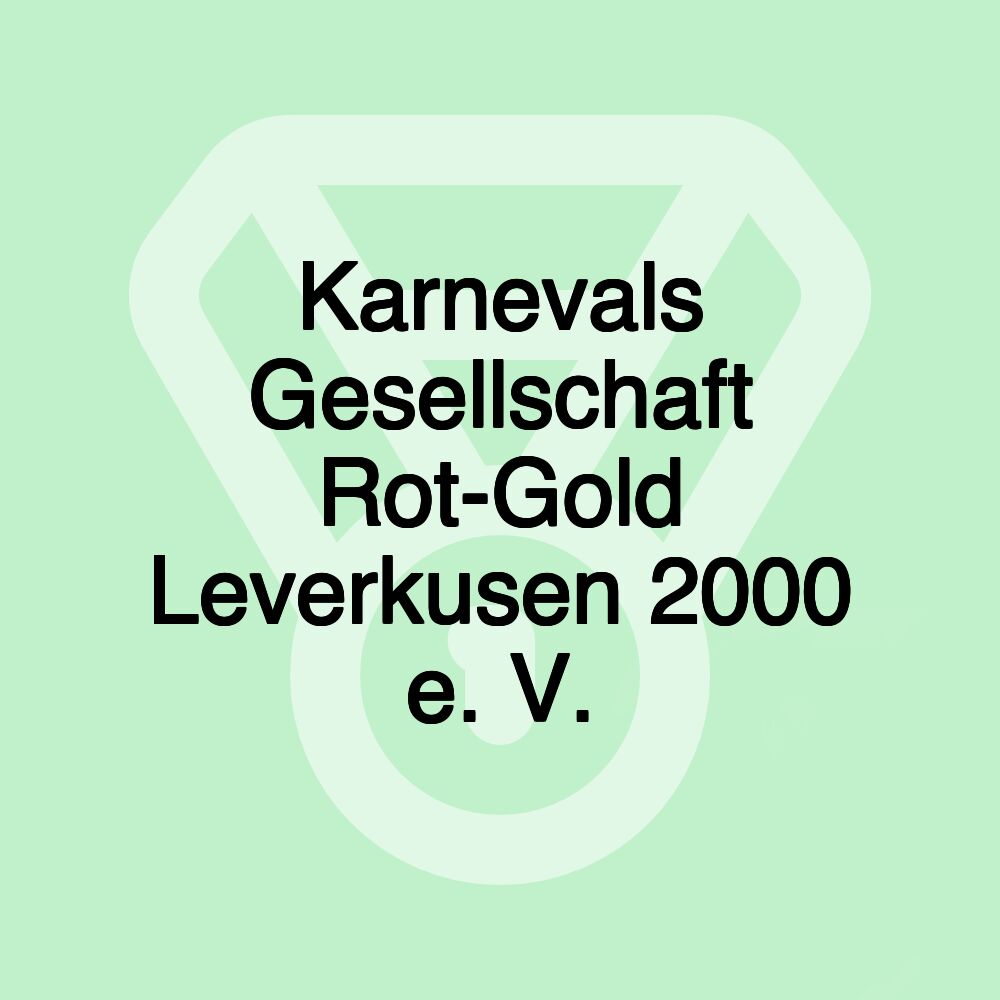 Karnevals Gesellschaft Rot-Gold Leverkusen 2000 e. V.