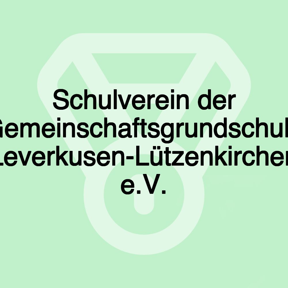 Schulverein der Gemeinschaftsgrundschule Leverkusen-Lützenkirchen e.V.