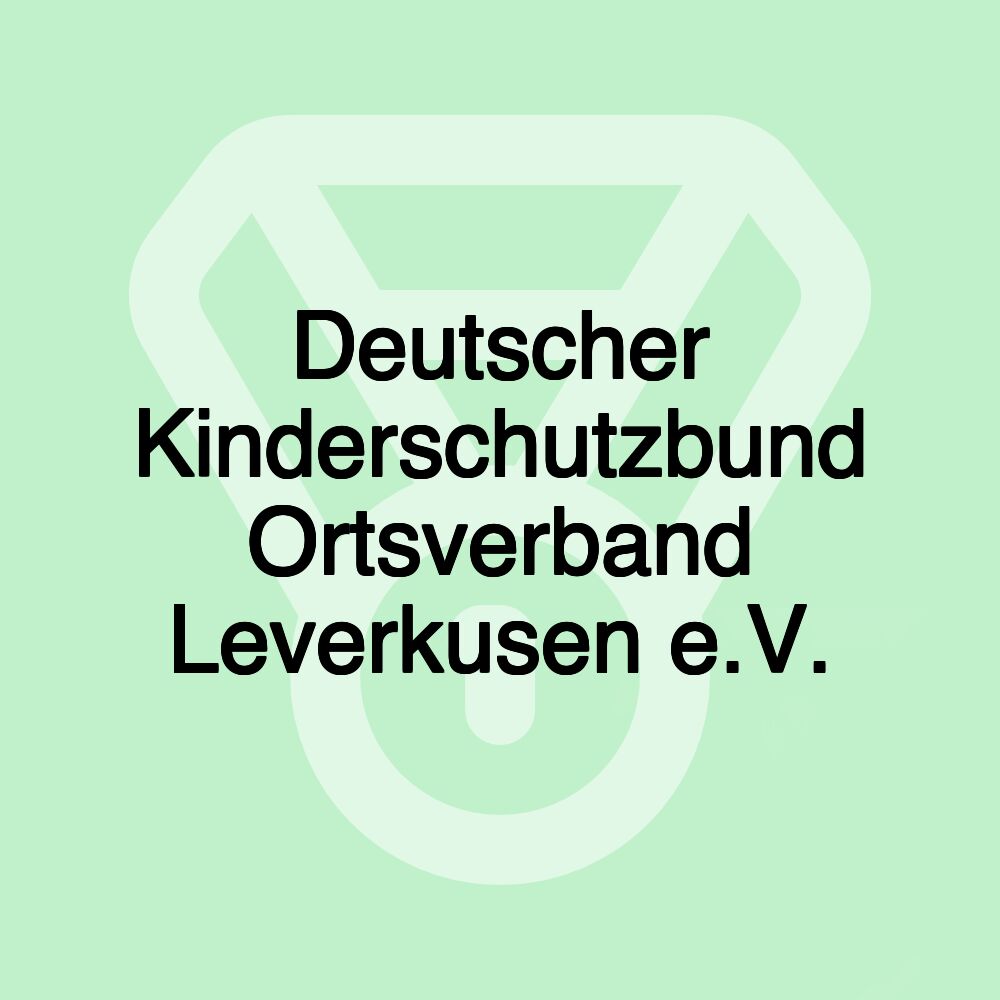 Deutscher Kinderschutzbund Ortsverband Leverkusen e.V.