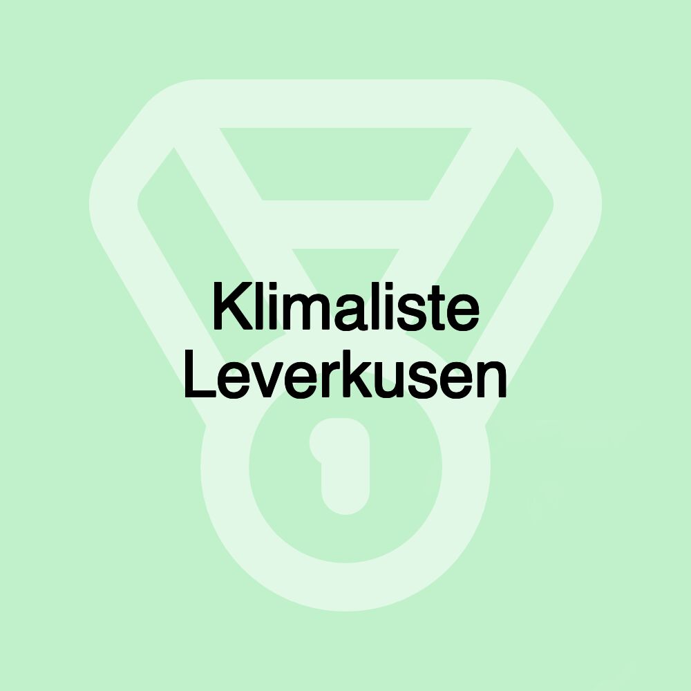 Klimaliste Leverkusen