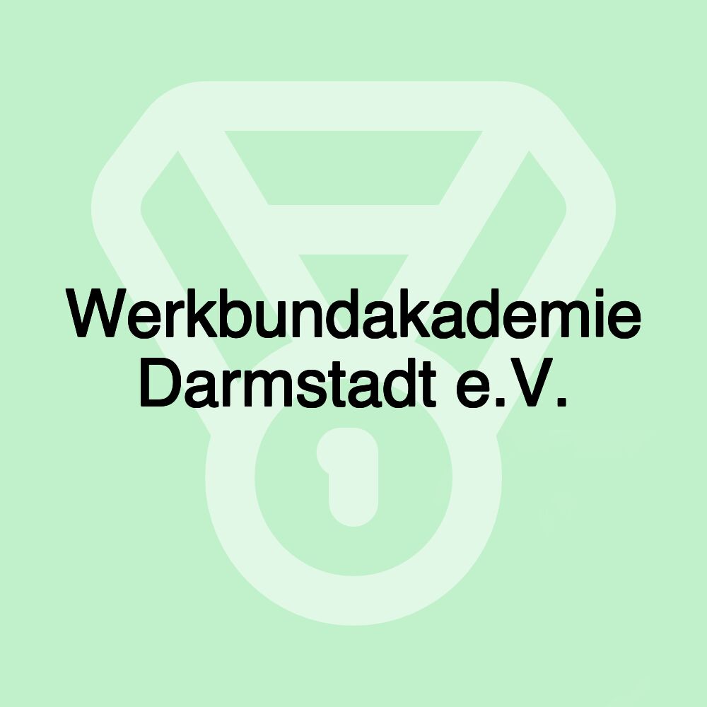 Werkbundakademie Darmstadt e.V.