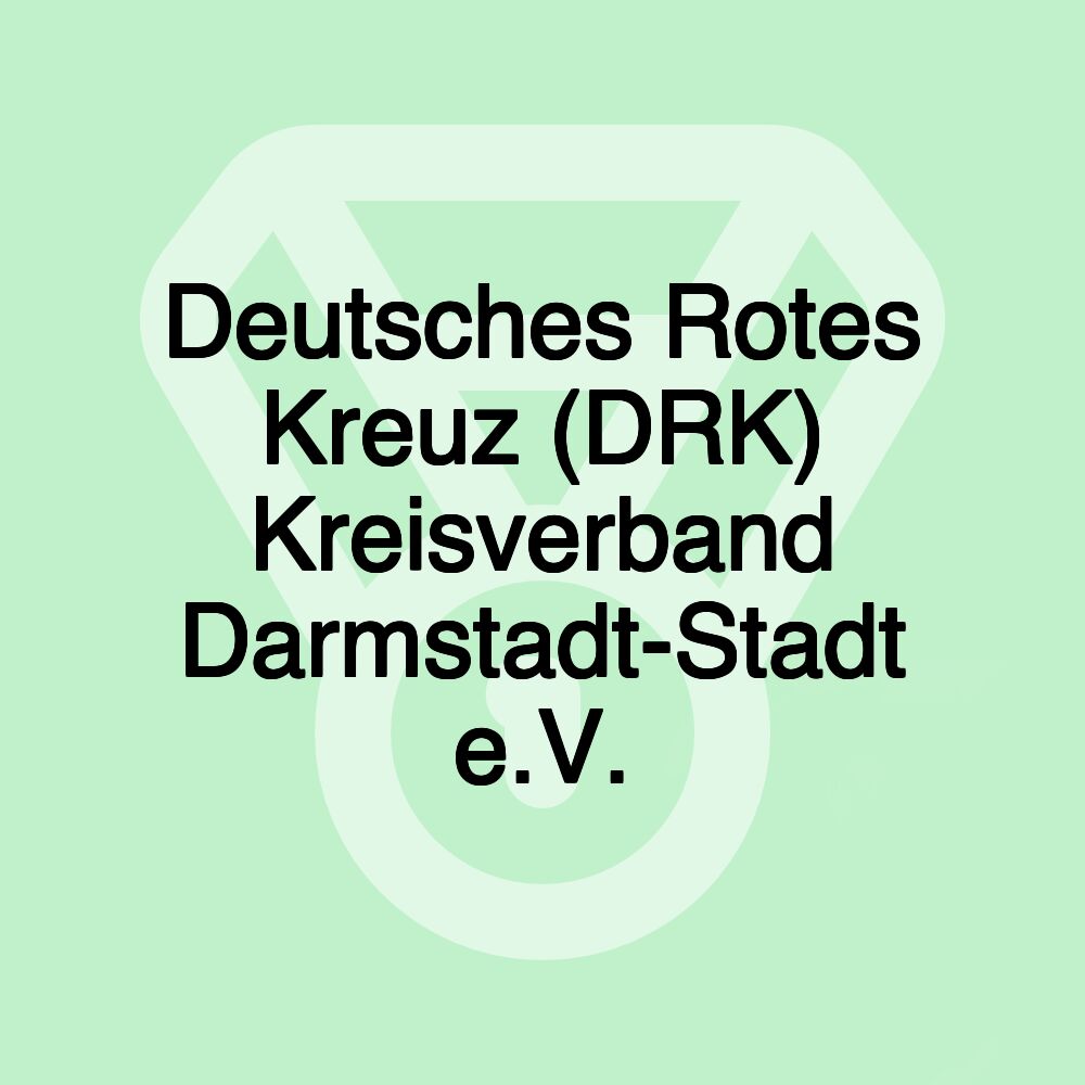 Deutsches Rotes Kreuz (DRK) Kreisverband Darmstadt-Stadt e.V.