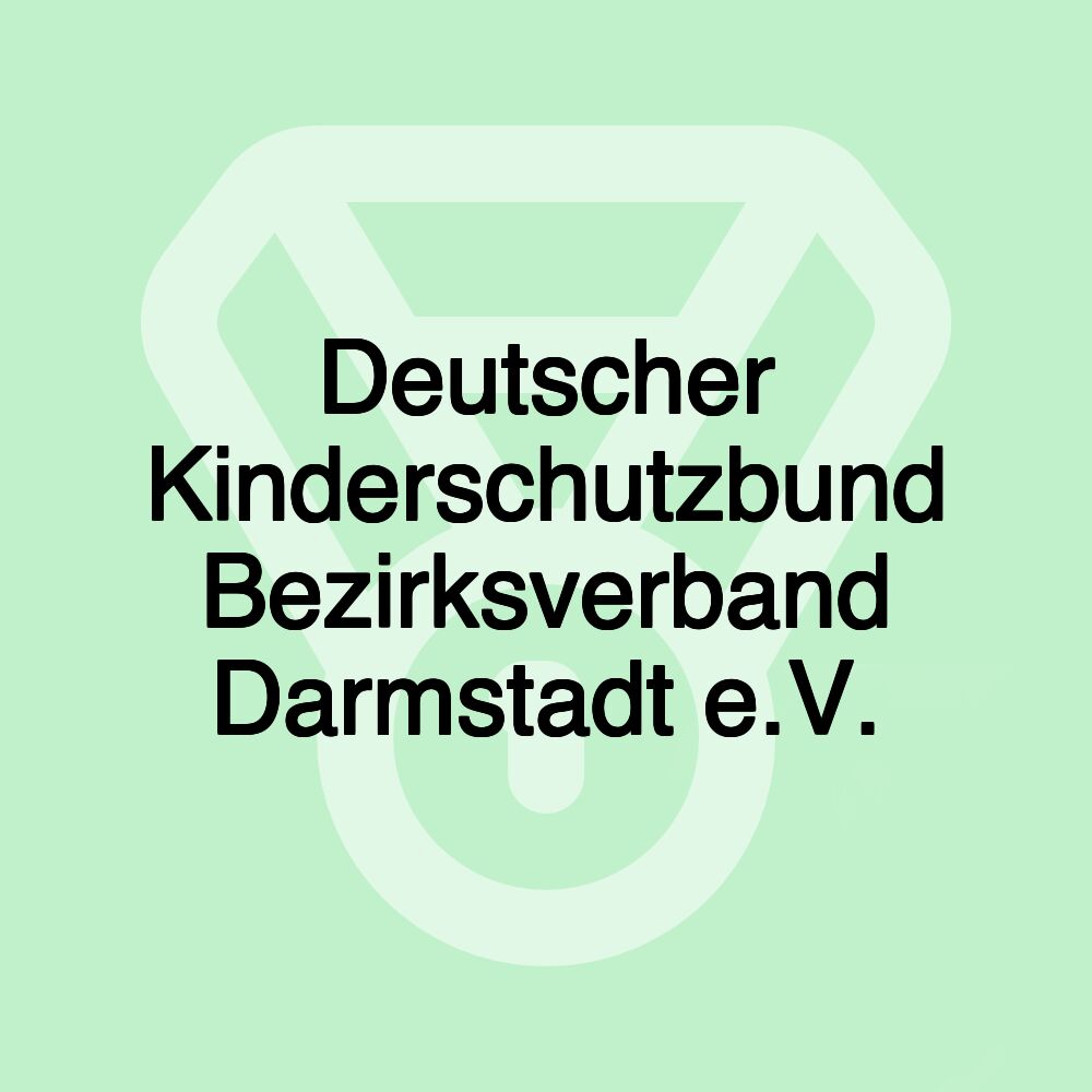 Deutscher Kinderschutzbund Bezirksverband Darmstadt e.V.